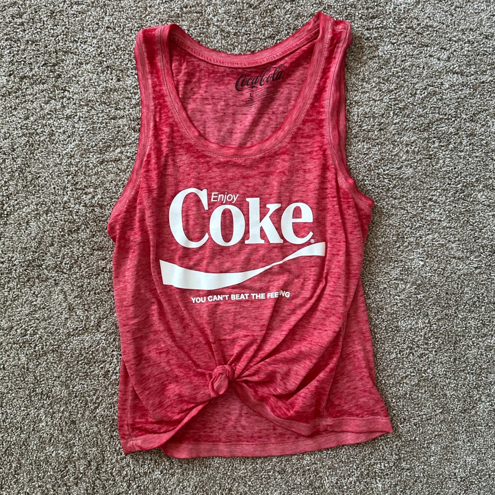 Women’s Graphic COKE Tank Top (L)